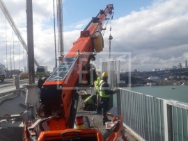 İstanbul FSM Köprüsü Yaya Korkulukları ve Derz Altı Platform Yenileme İşi